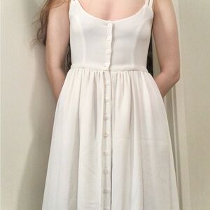 Christy Dawn Nicks Dress Alabaster White size S